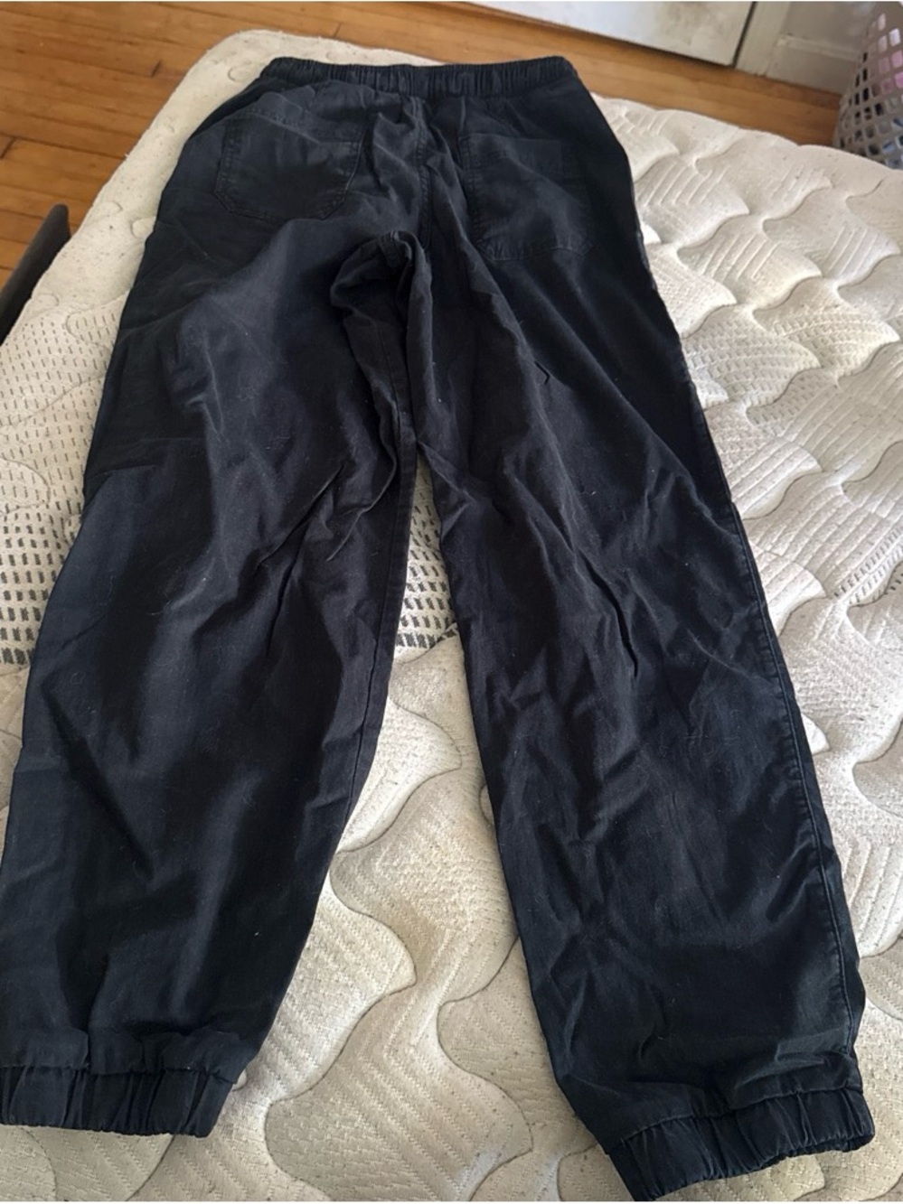 Primark Black Cropped Ankle Jogger Pants